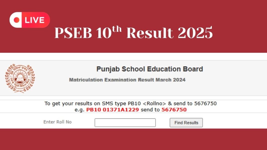 PSEB-10th-Result-2025-Live-